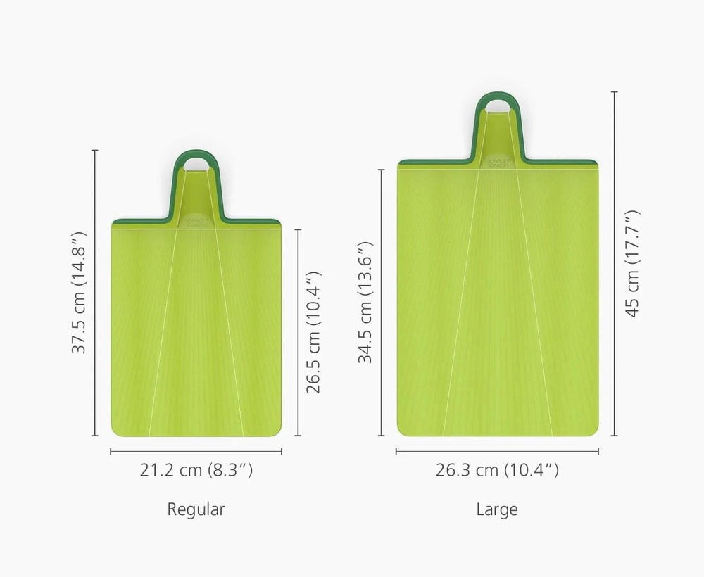 Joseph Joseph Cutting board  Chop2Pot Plus 37.5 x 21 cm - foldable - green