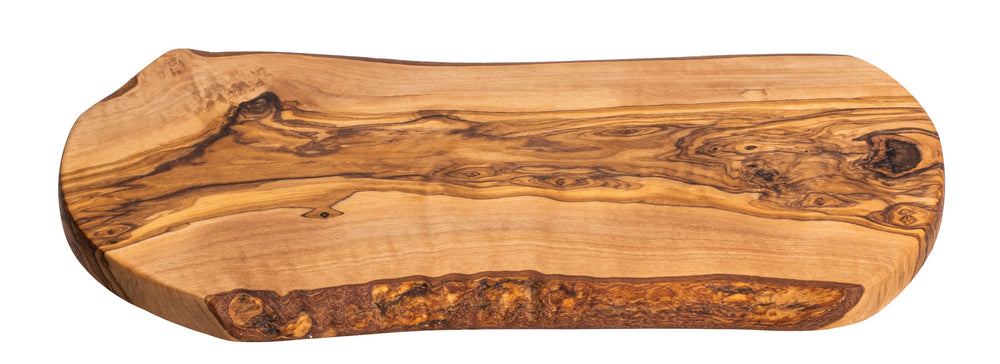 Cookinglife Serving board Tunea - Olive wood - with bark - 33 x 15 cm