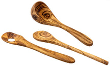 Jay Hill Spatula set (sauce ladle, ladle & risotto spoon) Tunea - Olive wood