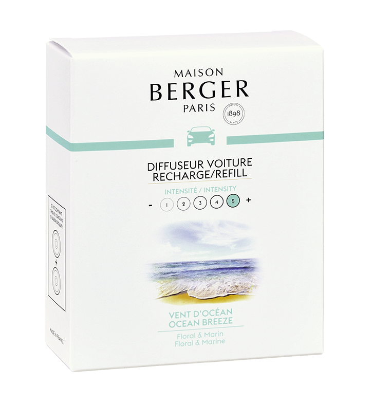 Maison Berger Refill - for car perfume - Ocean Breeze - 2 Pieces