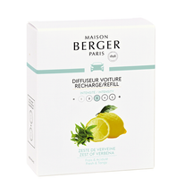 Maison Berger Refill - for car perfume - Zest of Verbena - 2 Pieces