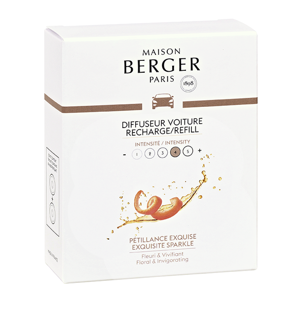 Maison Berger Refill - for car perfume - Exquisite Sparkle - 2 Pieces