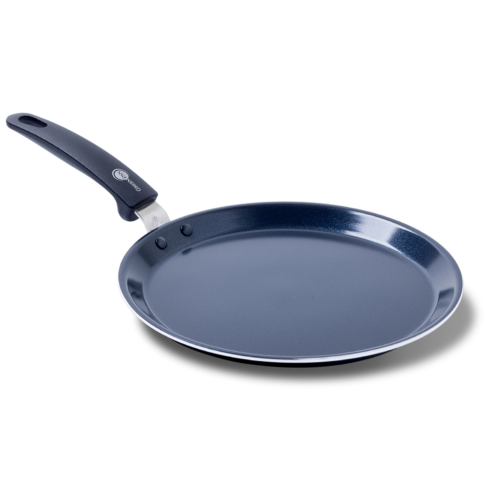 GreenPan Pancake pan / Crepe pan Essentials - Black - ø 28 cm -. Ceramic non-stick coating