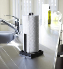 Yamazaki Kitchen roll holder Tower Black