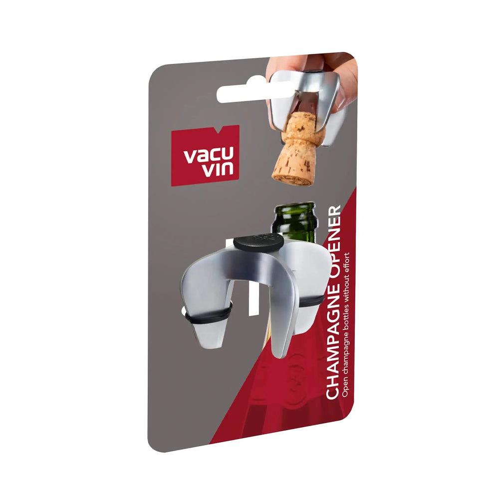 Vacu Vin Champagne opener - compact - Silver