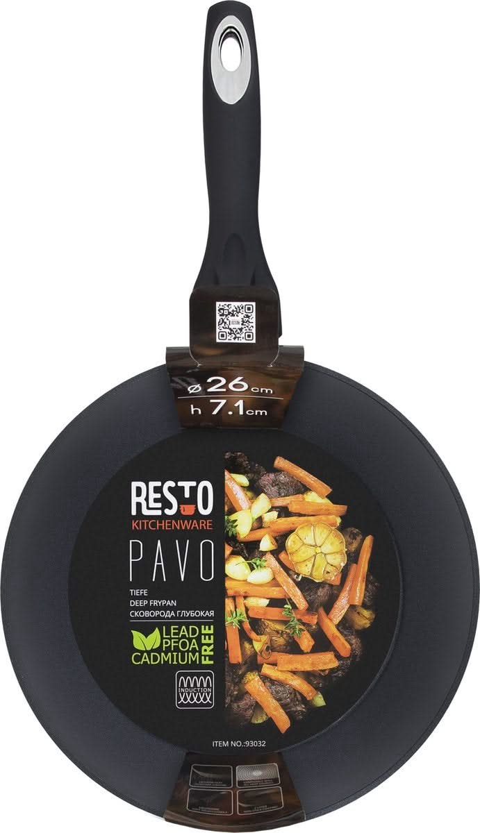 Resto Kitchenware Frying pan set Pavo ø 26 + 28 cm - Induction and all others heat sources