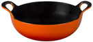 Le Creuset Wok pan / Balti Dish - Orange red - ø 24 cm / 2.7 liter - enameled non-stick coating