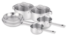 Beka Cookware Set Cicla 6-Piece - without non-stick coating - suitable for all heat sources (Cooking pots, Sauce pans & Frying pans)