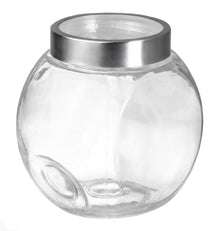 Sareva Stockpot / Candy jar - Glass / stainless steel lid - 2.2 liters