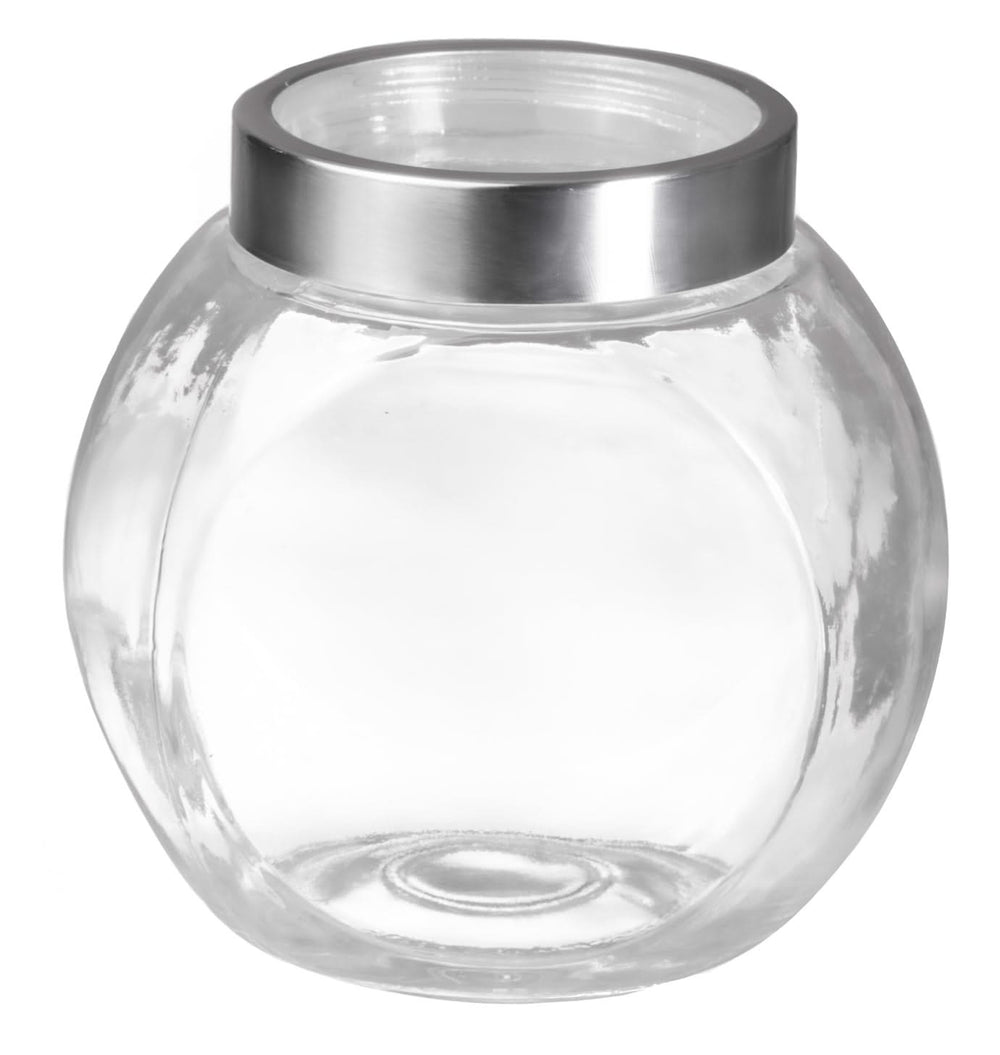 Sareva Stockpot / Candy jar - Glass / stainless steel lid - 2.2 liters