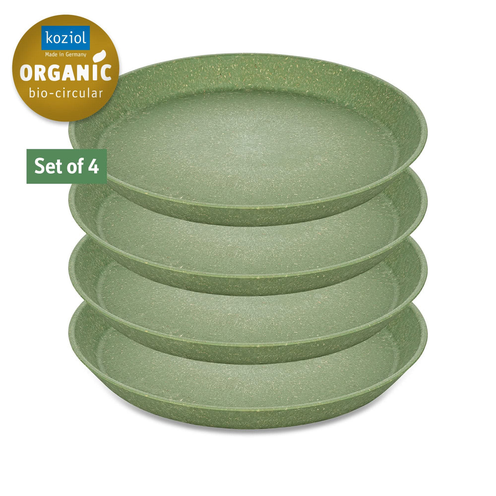 Koziol breakfast plates / Dessert plates Connect Green ø 21 cm - 4 Pieces