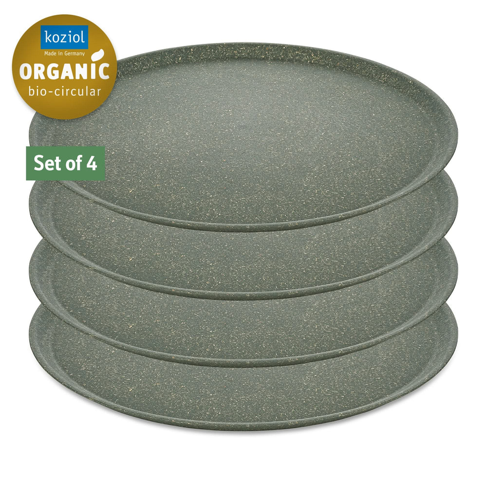 Koziol dinner plates Connect Gray ø 26 cm - 4 Pieces