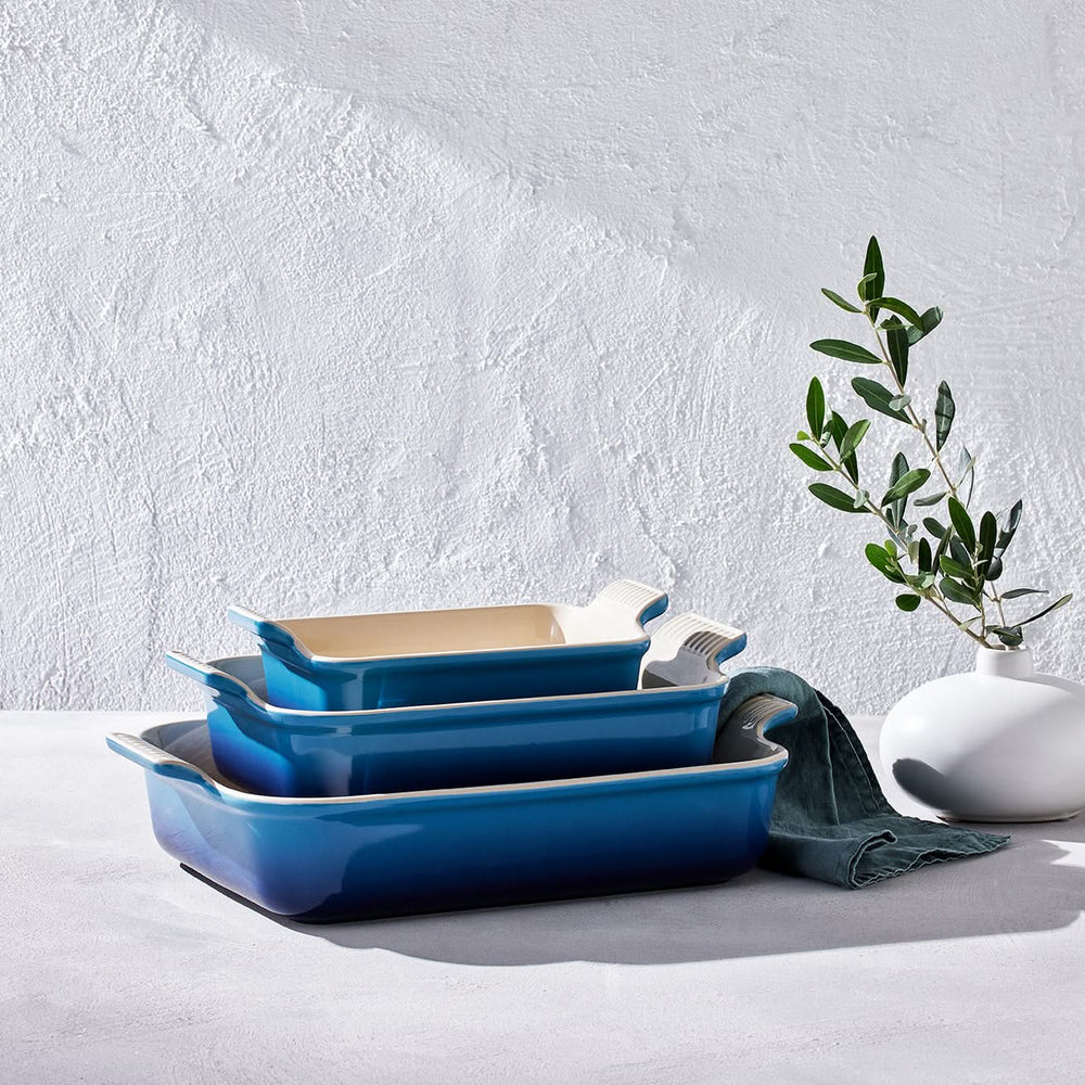 Le Creuset Oven dish Heritage - Azure - 32 x 24 cm / 4 liters