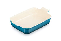 Le Creuset Oven dish Heritage - Deap Teal - 32 x 24 cm / 4 liters