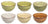 Studio Tavola Small Bowls Deep Forest ø 12 cm - 6 pieces