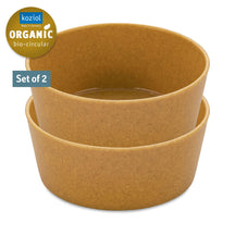 Koziol Bowls Connect Brown ø 16 cm / 890 ml - 2 Pieces