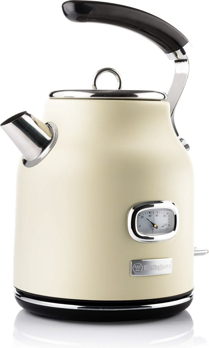 Westinghouse Retro Kettle + Toaster 2 Slots - White