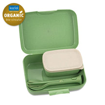 Koziol Lunchbox with Cutlery Set Candy Green