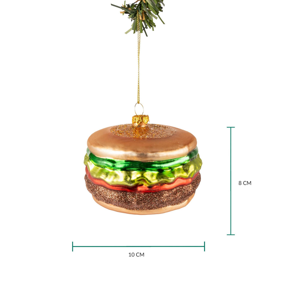 Nordic Light Christmas Ball Hamburger 10 cm