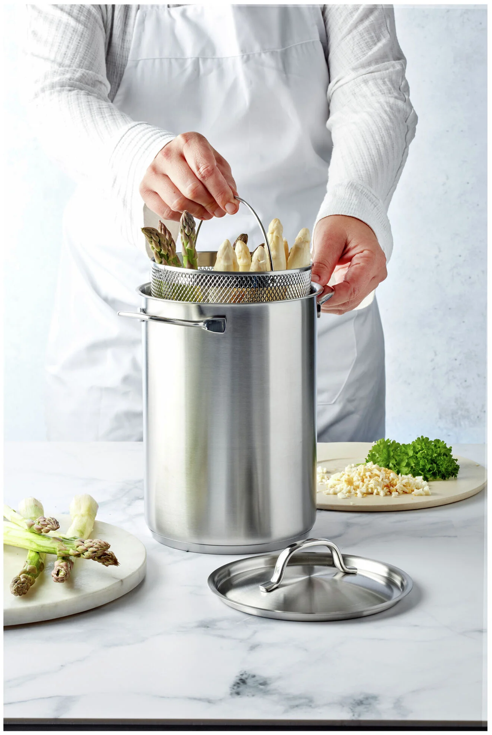 Demeyere Asparagus pan / Pastapan Specialties 3 - ø 16 cm / 4.5 liters