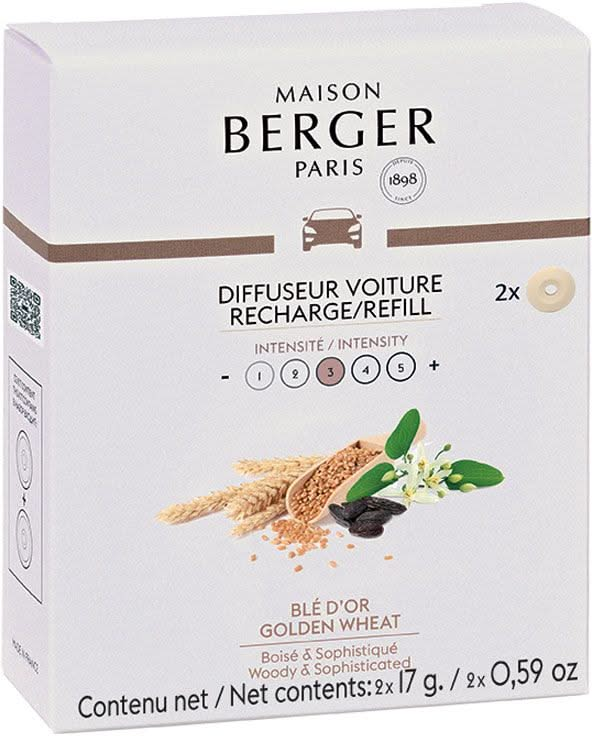 Maison Berger Refill - for car perfume - Golden Wheat - 2 pieces