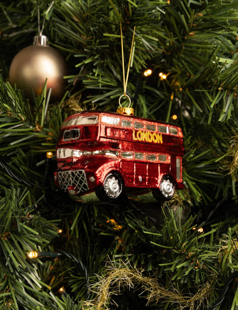 Nordic Light Christmas Ball London Bus 11 cm