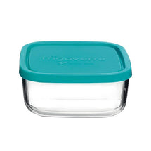 Bormioli Rocco Freshness container Frigoverre - Glass - Blue 15 x 15 x 7 cm / 1 liter