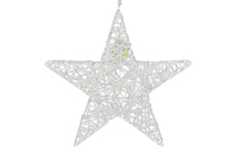 Countryfield Christmas Star Silver Leonie B - with LED timer - Medium