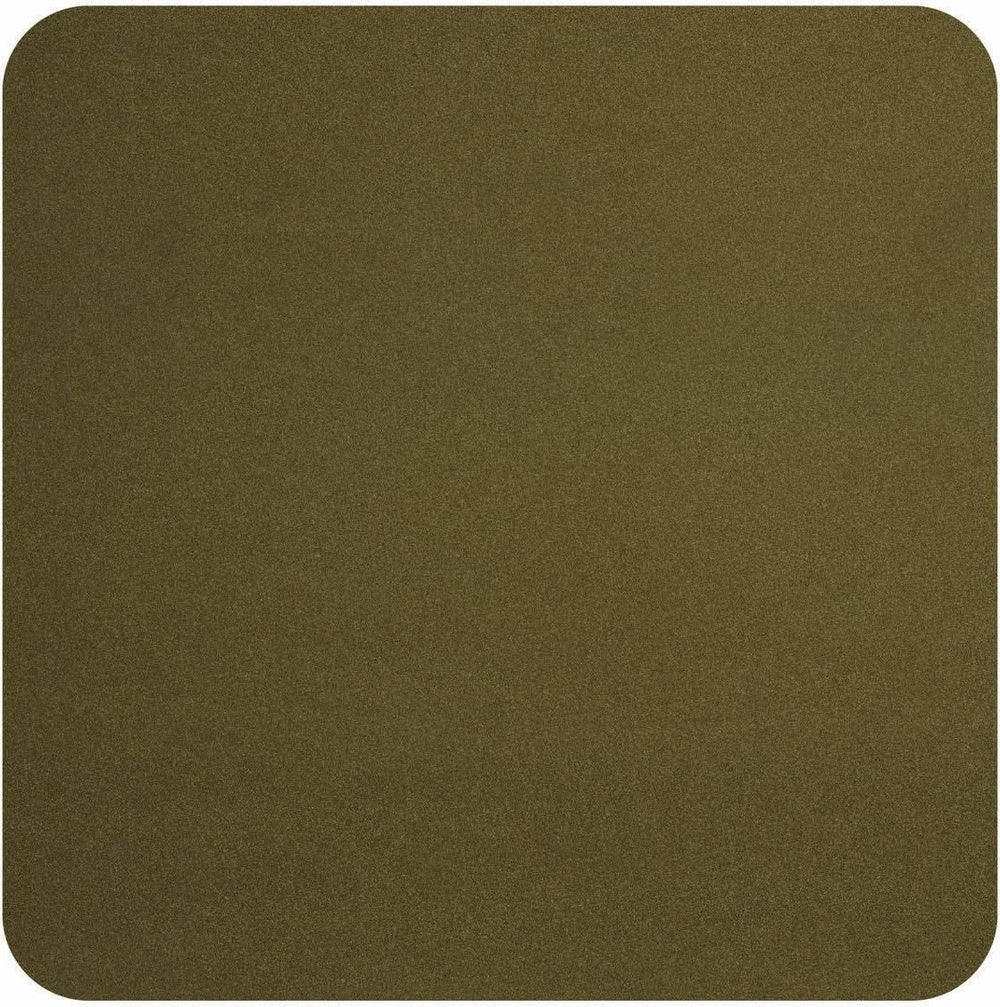 ASA Selection Coasters - Soft Leather - Khaki - 10 x 10 cm - 4 Pieces