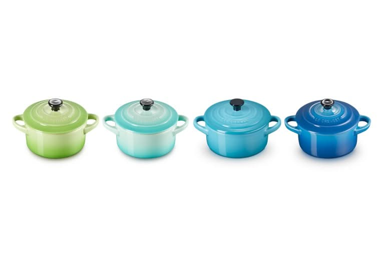 Le Creuset Serving pan / Mini Casserole Signature - Sea shades - ø 10 cm / 250 ml - 4 pieces