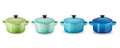 Le Creuset Serving pan / Mini Casserole Signature - Sea shades - ø 10 cm / 250 ml - 4 pieces