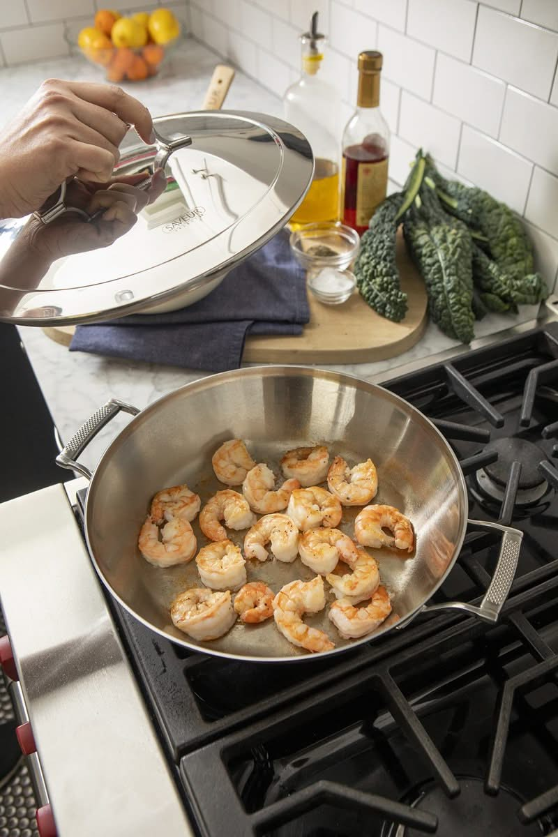 Saveur Selects sauté pan - Sauteuse - Voyage - TriPly stainless steel - ø 30 cm - without non-stick coating