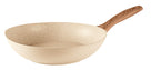 Sambonet Wok pan Rock 'n' Rose - Cream - ø 28 cm - standard non-stick coating