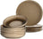 Leonardo Tableware set Matera (dinner plates + Deep plates) - Beige - 12-piece / 6 people