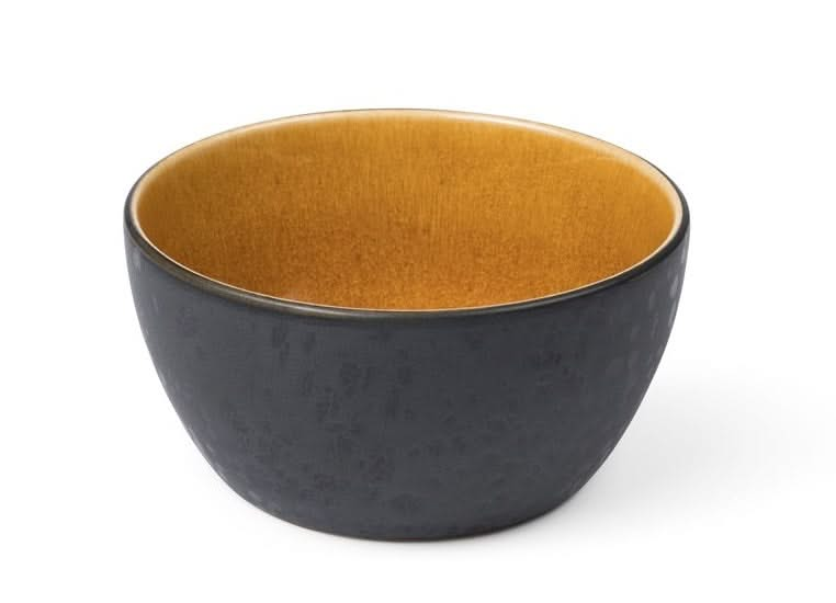 Bitz Small bowl Gastro Black/amber - ø 12 cm / 400 ml