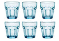 Bormioli Rocco Water glasses Rock Bar - Blue - 270 ml - 6 pieces