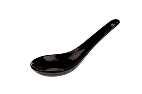 Cosy & Trendy Amuse Spoon Porcelain Black 6 Pieces