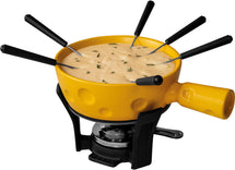 Boska Fondue set Cheesy - 6 people - yellow/black - 1.3 liters