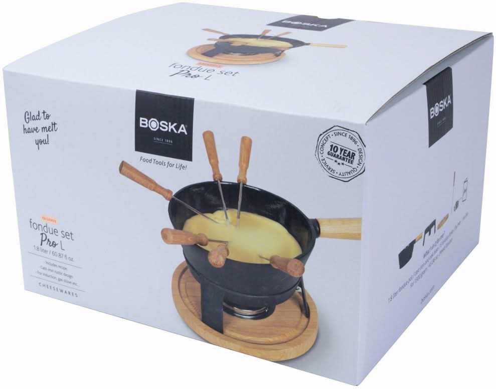 Boska Fondue set Pro - 6 people - black