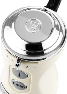 Westinghouse Retro Kettle + Toaster 4 Slots + Hand Blender - White