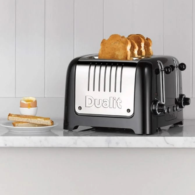 Dualit Toaster Lite - 4 slots - black - D46225