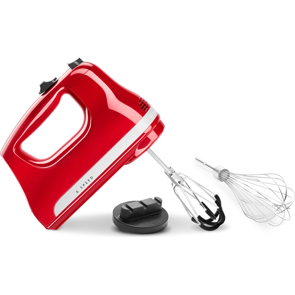 KitchenAid Hand mixer - 6 positions - imperial red - 5KHM6118EER