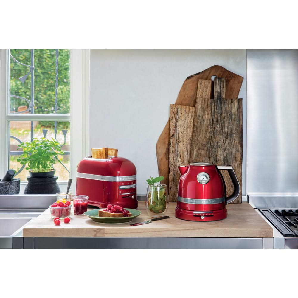 KitchenAid Kettle Artisan - temperature control - apple red - 1.5 liters - 5KEK1522ECA