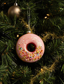 Nordic Light Christmas Ball Donut Pink 10 cm