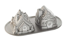 Nordic Ware bake form Gingerbread House Duet Silver - 2 pieces