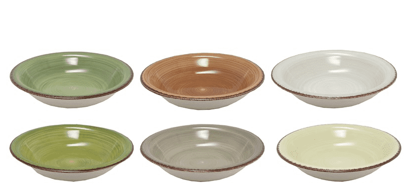 Studio Tavola Deep plates Deep Forest ø 21 cm - 6 pieces