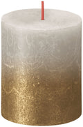 Bolsius Blunt candle Sunset Sandy Grey - 8 cm / ø 7 cm