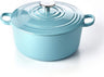 BK Casserole Burgundy - Aqua Blue - ø 24 cm / 4.2 liter