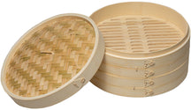 Sareva Steaming basket / Dim Sum basket / serving basket - Bamboo - 2-layer - ø 30 cm