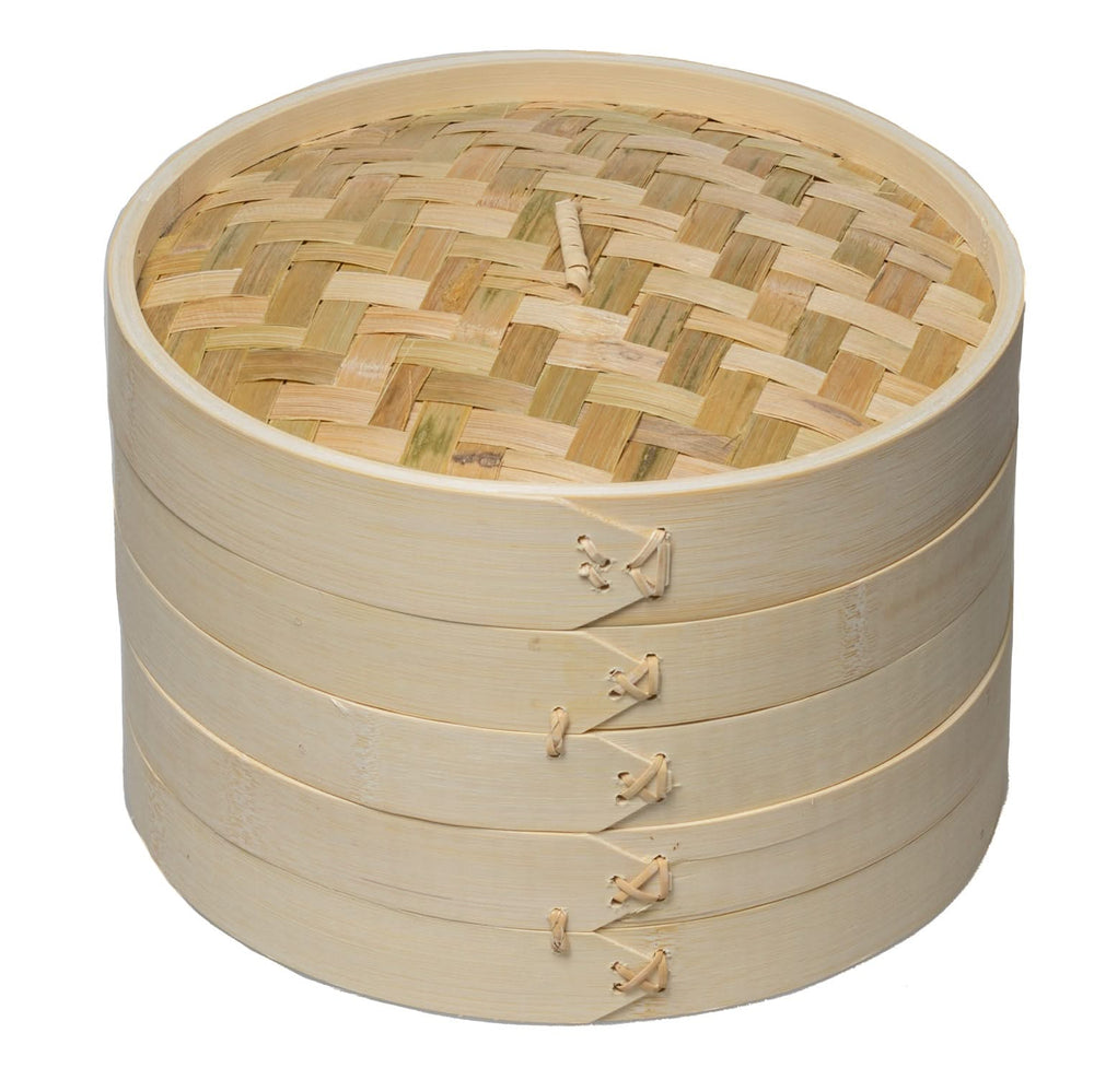 Sareva Steaming basket / Dim Sum basket / serving basket - Bamboo - 2-layer - ø 25 cm